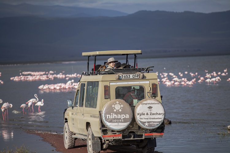 Nihapa tours Vehicle at Lake magadi