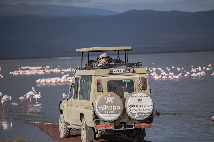 Nihapa tours Vehicle at Lake magadi