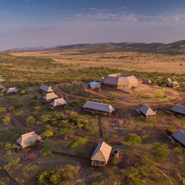 Lahia Tented Lodge in Serengeti – A luxurious accommodation choice that influences your Tanzania safari cost, offering scenic views and an exclusive experience