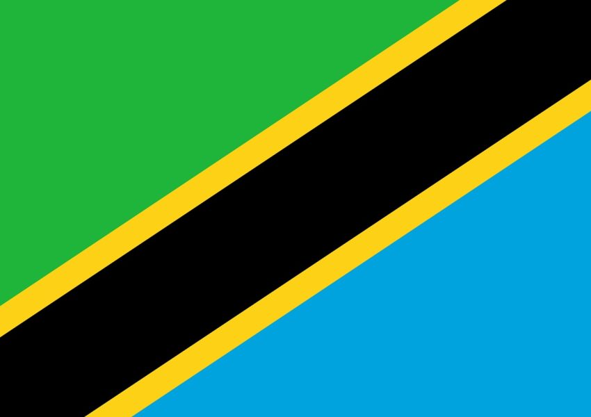 Tanzania flag symbolizing peace and safety after the 2025 election