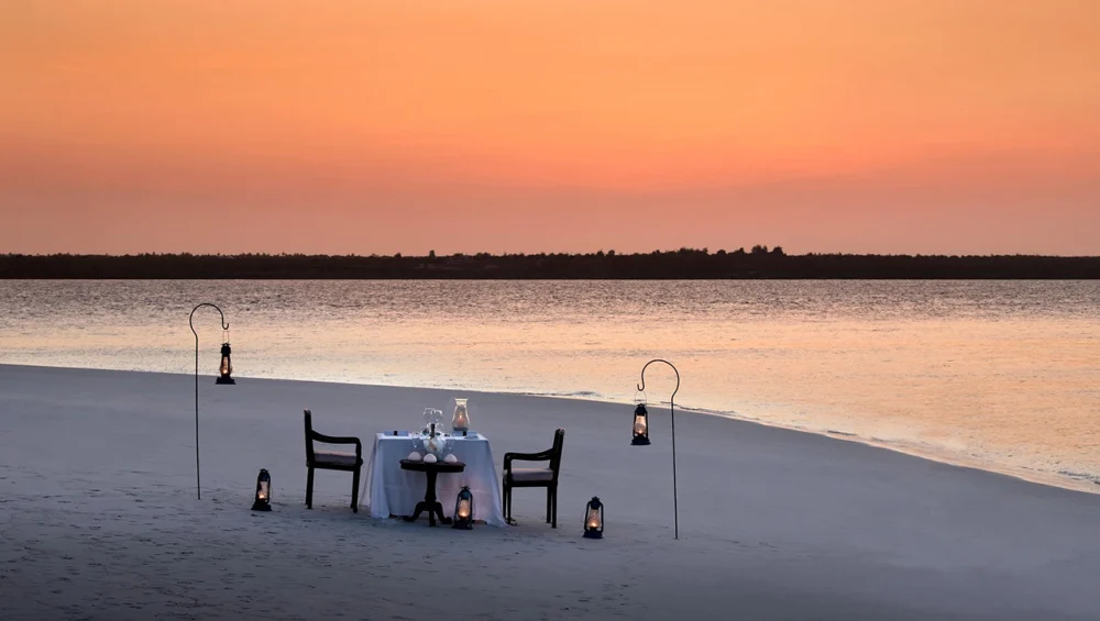 Families get ready to start a Family Safari from Zanzibar beaches, enjoying golden sands and turquoise waters