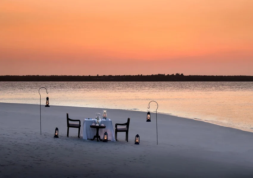 Families get ready to start a Family Safari from Zanzibar beaches, enjoying golden sands and turquoise waters