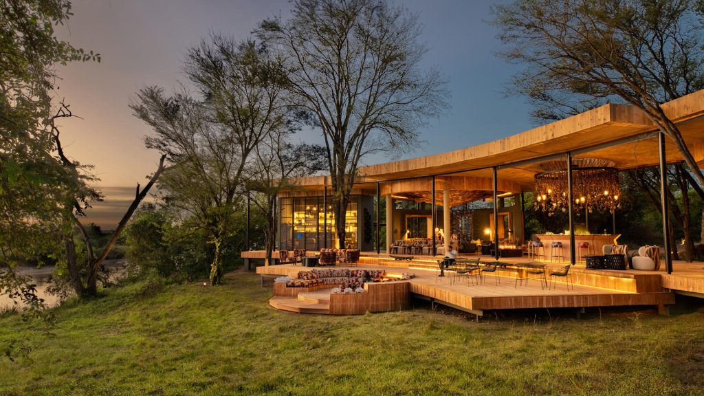 Grumeti Serengeti River Lodge luxury safari lodge overlooking the Grumeti River in Serengeti National Park Tanzania